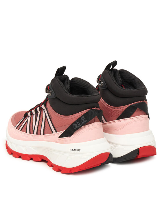 Jack Wolfskin Jack Wolfskin Pārgājienu apavi Wild Hike Mid A65580 Rozā