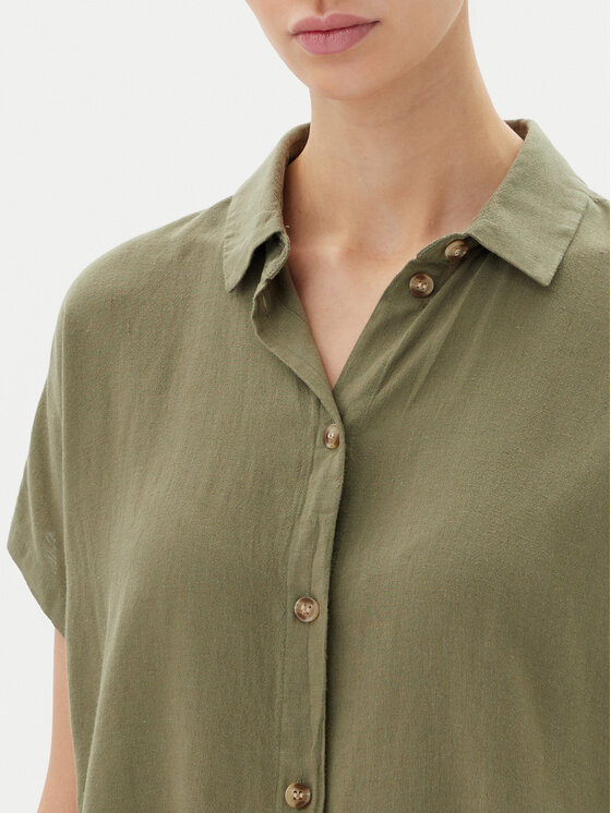Vero Moda Vero Moda Cămașă Thea 10333794 Verde Loose Fit
