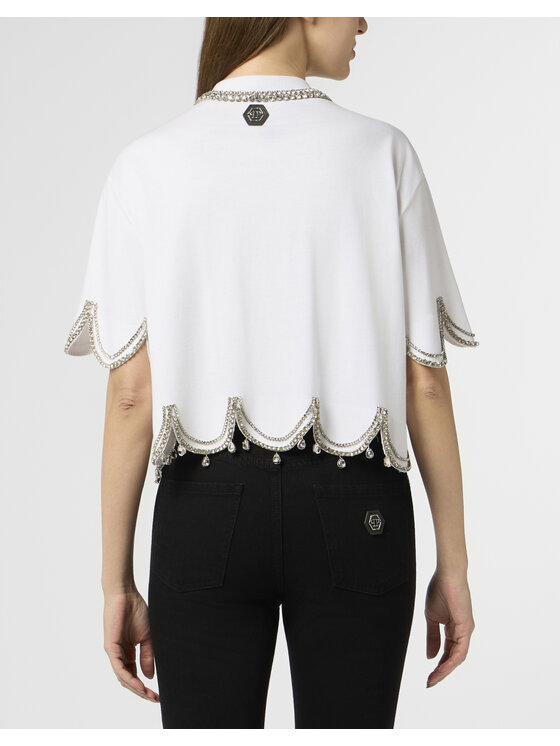 PHILIPP PLEIN PHILIPP PLEIN T-Shirt 30532 Bílá