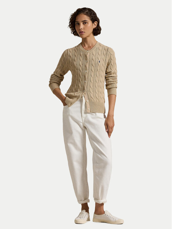 Polo Ralph Lauren Polo Ralph Lauren Cardigan 211891643021 Beige Slim Fit