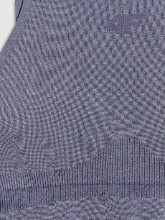 4F 4F Koszulka techniczna YOGA Granatowy Slim Fit