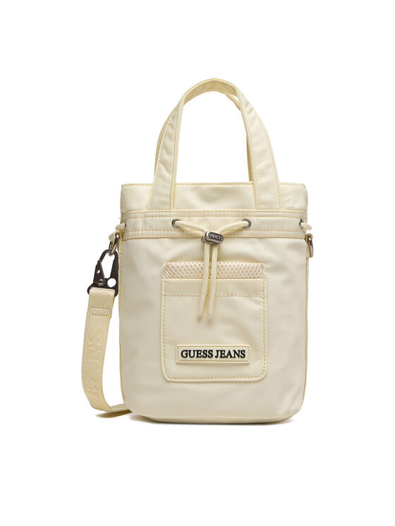 Guess Jeans Guess Jeans Τσάντα CWBEO-GUESS-XC-006-09 Εκρού