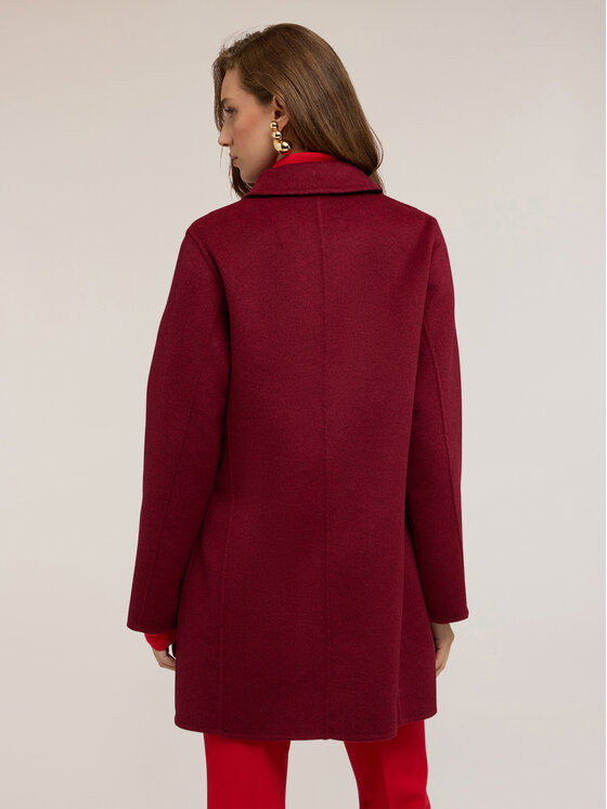 Motivi Motivi Cappotto 0083Q000601N0Z6 Bordeaux Regular Fit