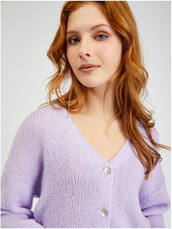 Orsay Orsay Kardigan 505499432000__M Fioletowy Regular Fit