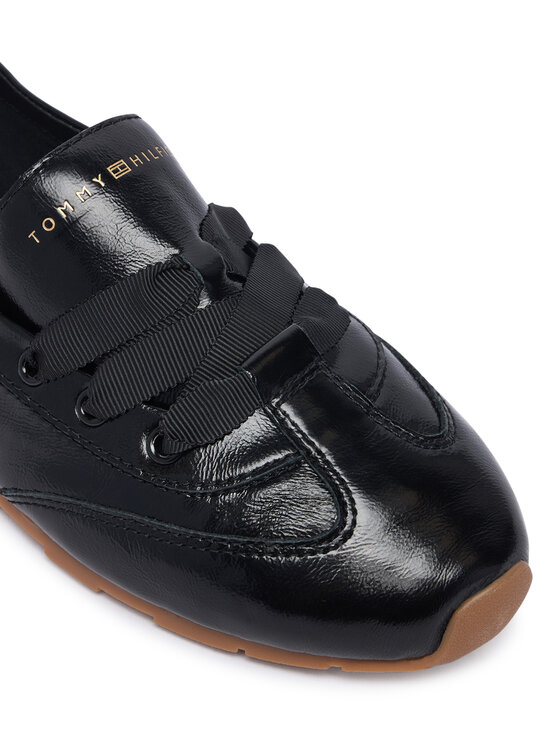 Tommy Hilfiger Tommy Hilfiger Balerīnas Bella Ballet Sneaker FW0FW09449 Melns