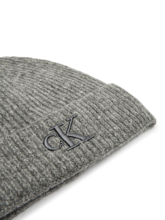 Calvin Klein Calvin Klein Czapka Thick Embroidery K60K612321 Szary