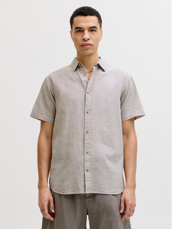 Jack & Jones Jack & Jones Hemd Summer 12289160 Beige Regular Fit