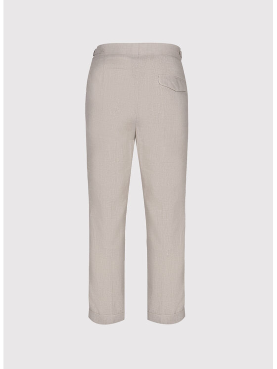 Pako Lorente Pako Lorente Spodnie materiałowe P26SF-WX-004 Beżowy Regular Fit