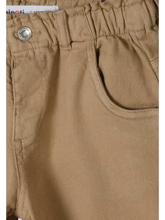 minoti minoti Spodnie materiałowe 32PANT101 Brązowy jasny Regular Fit