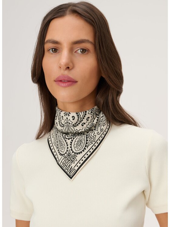 LEBRAND LEBRAND Chusta Bandana mini Beżowy jasny
