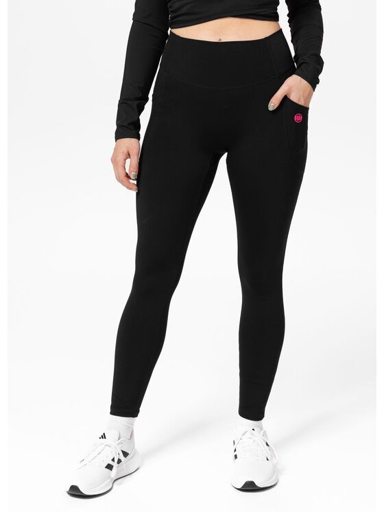 PITBULL PITBULL Legginsy AVENIDA Czarny Regular Fit