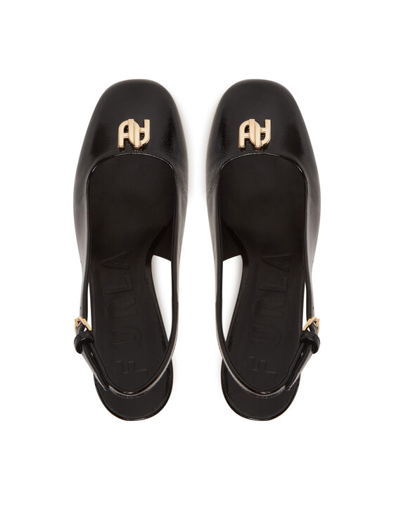 Furla Furla Pantofi pumps Ballet YJ43BAL-Y57000-O6000-1-007-20-L-3900 S Negru