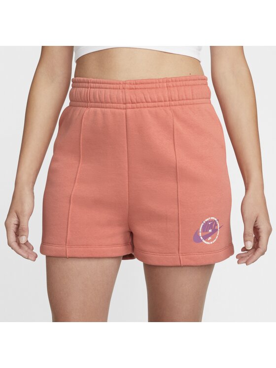 Szorty materiałowe, rozmiar XS, Pomarańczowy, Sportswear Fleece Shorts