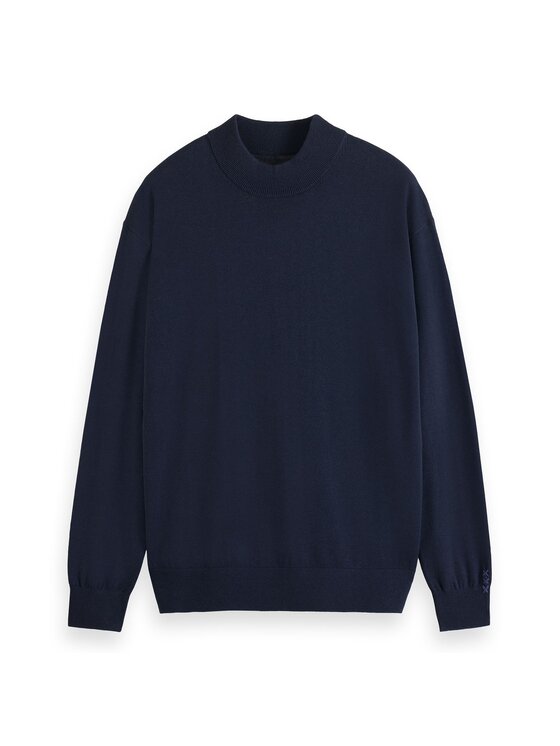 Scotch & Soda Scotch & Soda Sweter 27064 Błękitny Casual Fit