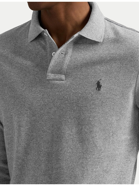 Polo Ralph Lauren Polo Ralph Lauren Polo 710680790003 Szary Custom Slim Fit