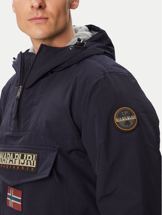 Napapijri Napapijri Kurtka anorak Rainforest Winter 3 NP0A4GMC Granatowy Regular Fit