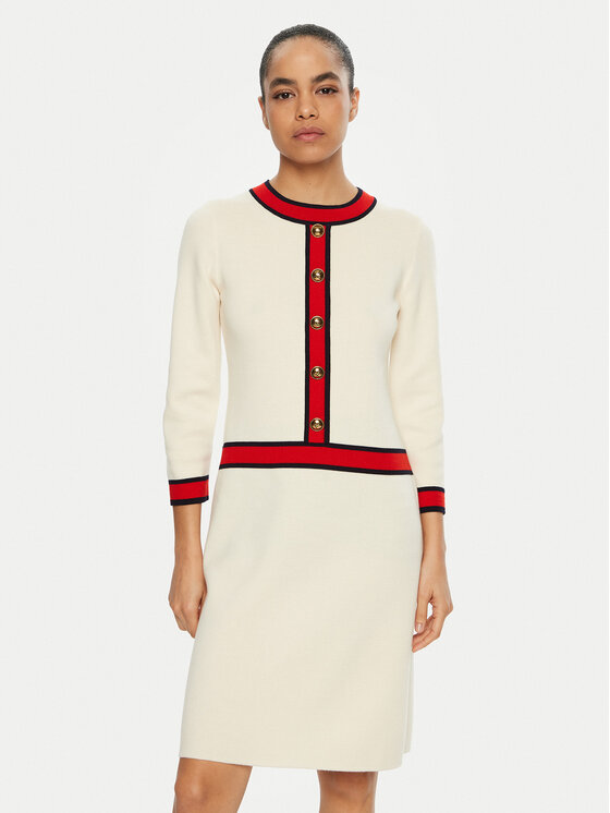 Luisa Spagnoli Luisa Spagnoli Rochie tricotată Mauri 100025 Bej Regular Fit