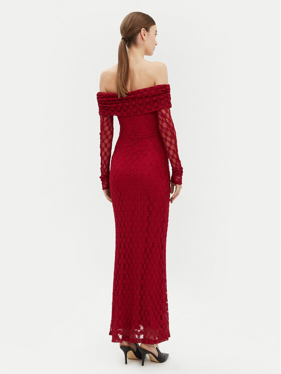 Bardot Bardot Večerné šaty 59776DB Červená Regular Fit
