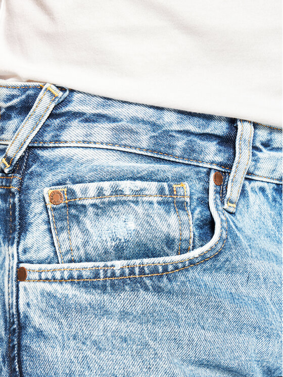 Pepe Jeans Pepe Jeans Džínové šortky PEPE ARCHIVE Callen PM800707 Modrá Relaxed Fit