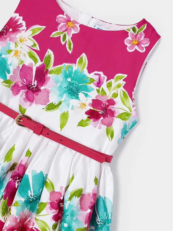 Mayoral Mayoral Eleganta kleita 3921 Rozā Regular Fit