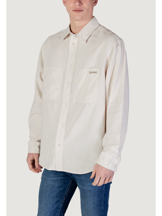 Calvin Klein Jeans Calvin Klein Jeans Camicia CHAMBRAY Beige To Fit