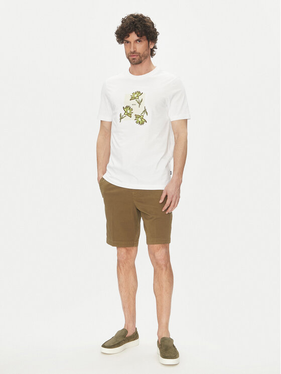 BOSS BOSS Шорти з тканини H-Slice 50540743 Зелений Regular Fit