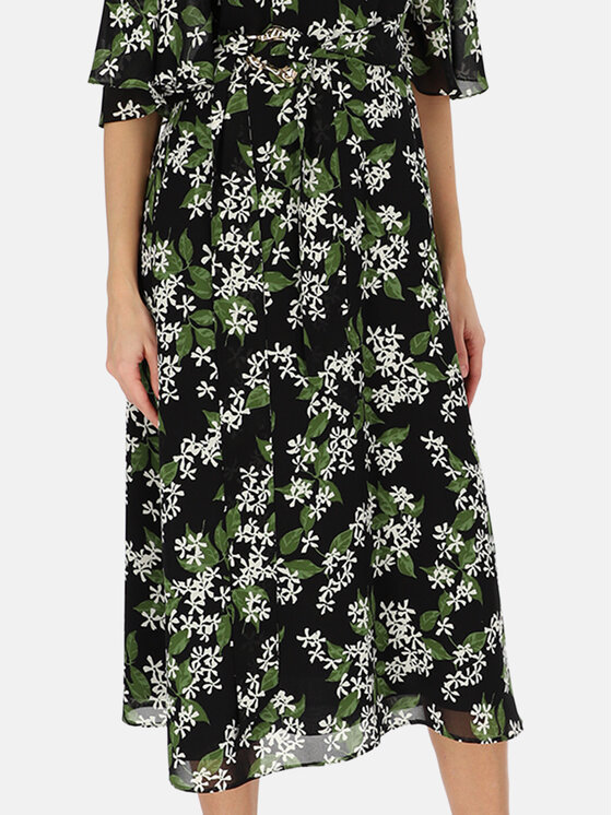 L’AF L’AF Sukienka letnia Jasmin Czarny Regular Fit