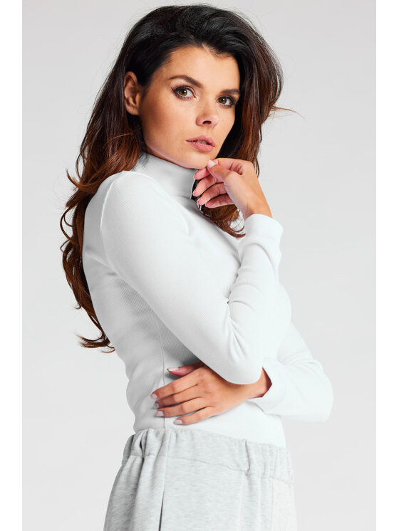 Infinite You Infinite You Blusa M283 Bianco Basic Fit