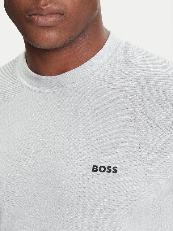 BOSS BOSS Majica K_Momentum 50541952 Siva Regular Fit