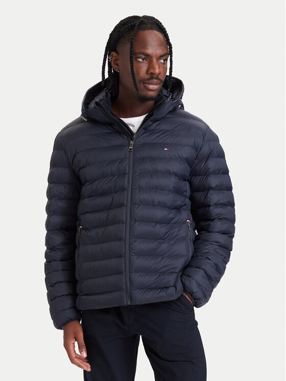 Tommy Hilfiger Tommy Hilfiger Kurtka przejściowa MW0MW43464 Granatowy Regular Fit