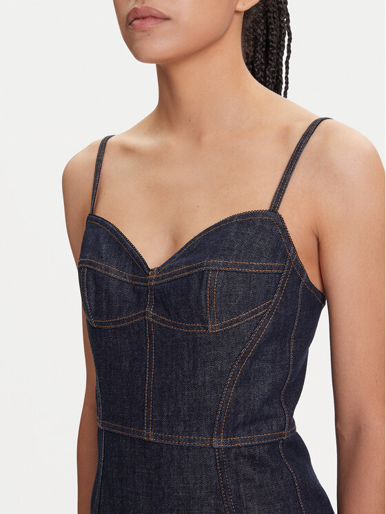 Miss Sixty Miss Sixty 6S1DJ49400 Sukienka jeansowa Blue Black Denim F26