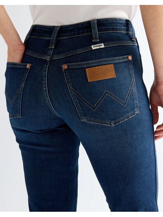 Wrangler Wrangler Jeansy STRAIGHT Niebieski Straight Leg