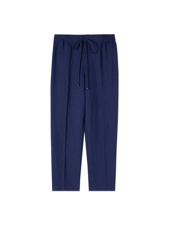 Oltre Oltre Pantaloni di tessuto P073J002583N034 Blu Regular Fit
