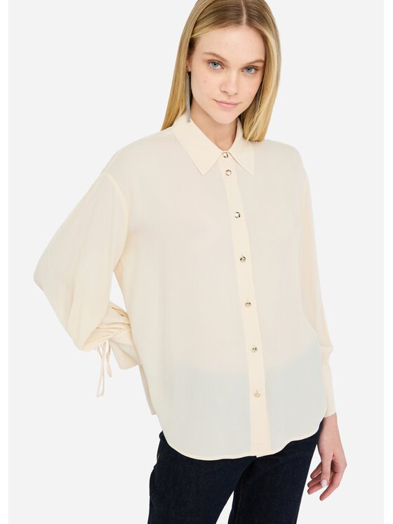 Liu Jo Liu Jo Camicia CF5198T2578X0726 Bianco Loose Fit