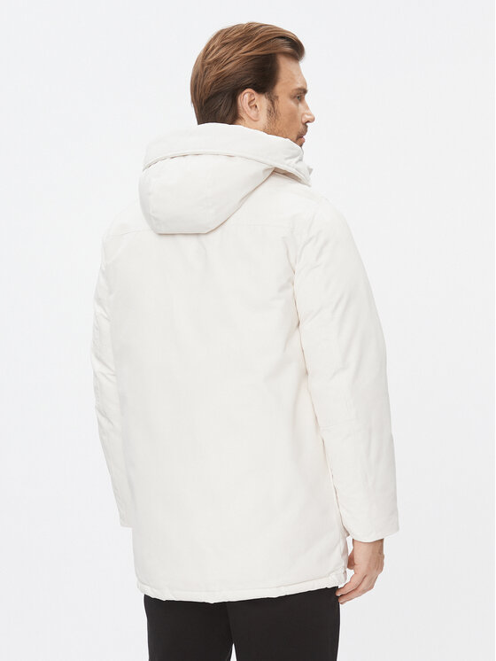 Tommy Hilfiger Tommy Hilfiger Пухено яке Rockie MW0MW32779 Бял Regular Fit