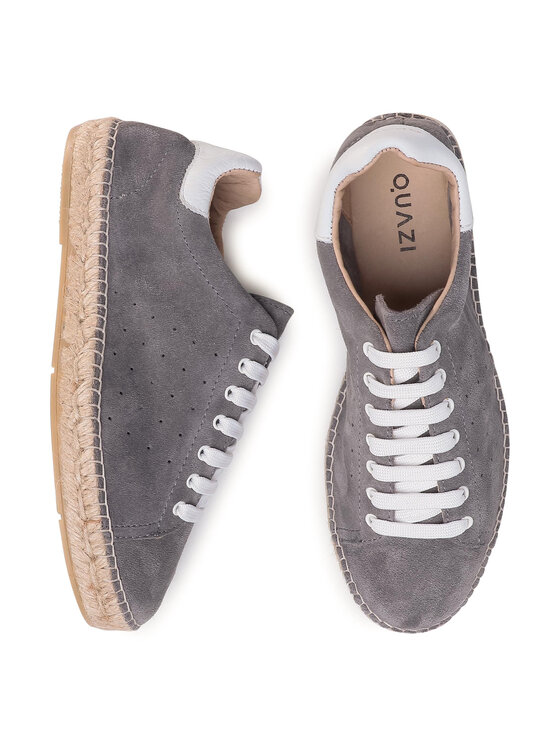 QUAZI QUAZI Espadryle QZ-63-04-000621 Szary