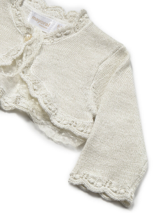 Mayoral Mayoral Bolerojäckchen 1301 Beige Regular Fit