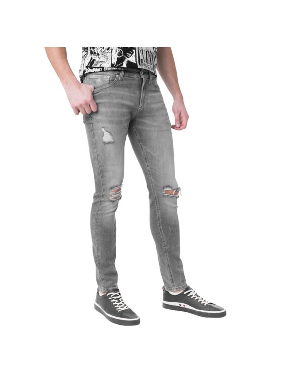 Calvin Klein Jeans Calvin Klein Jeans Jeansy SKINNY Šedá Skinny Fit