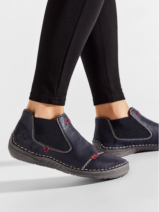 Rieker Rieker Klassische Stiefeletten 52590-01 Schwarz