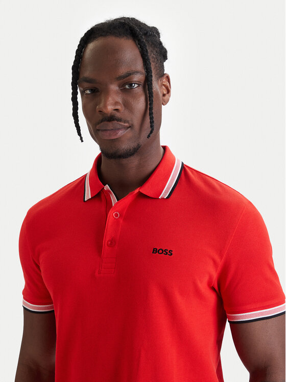 BOSS BOSS Polokošile Paddy 50469055 Červená Regular Fit