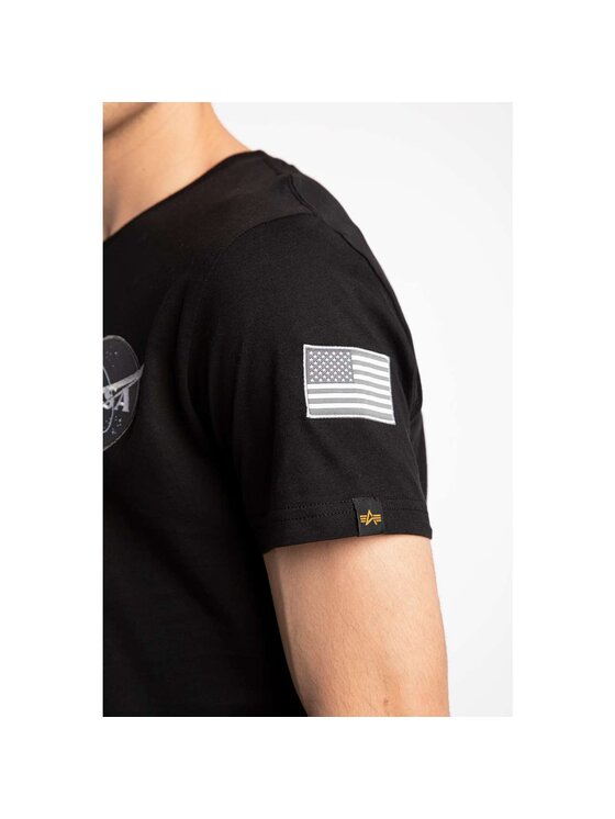 Alpha Industries Alpha Industries Tričko SPACE SHUTTLE T 03 Čierna Classic Fit