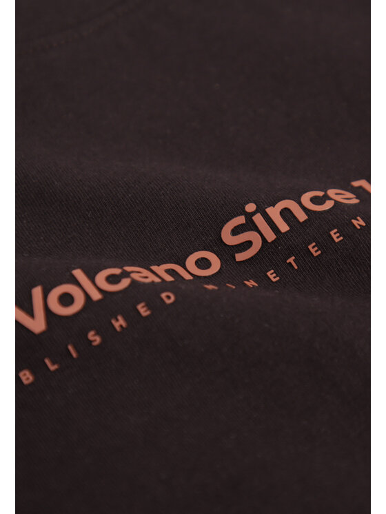 Volcano Volcano T-Shirt T-FIT Fioletowy Regular Fit