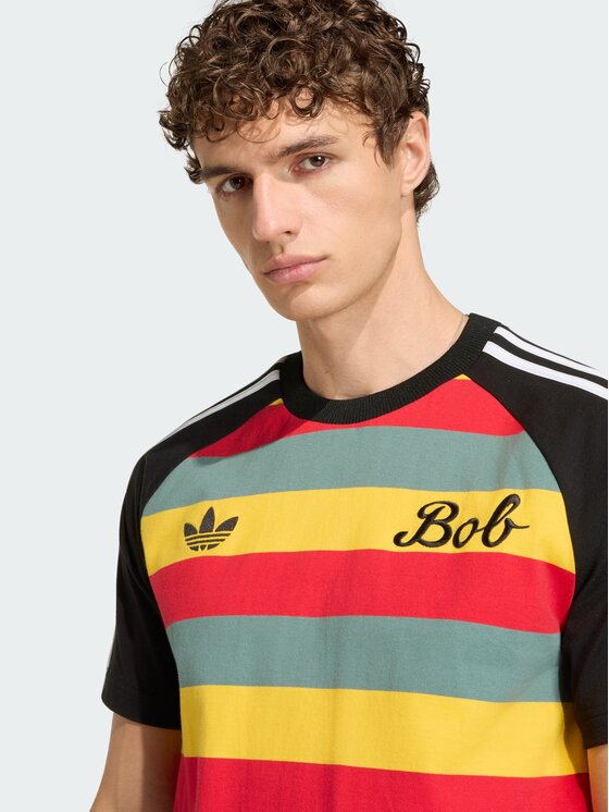 adidas adidas Koszulka techniczna Bob Marley Kolorowy Slim Fit