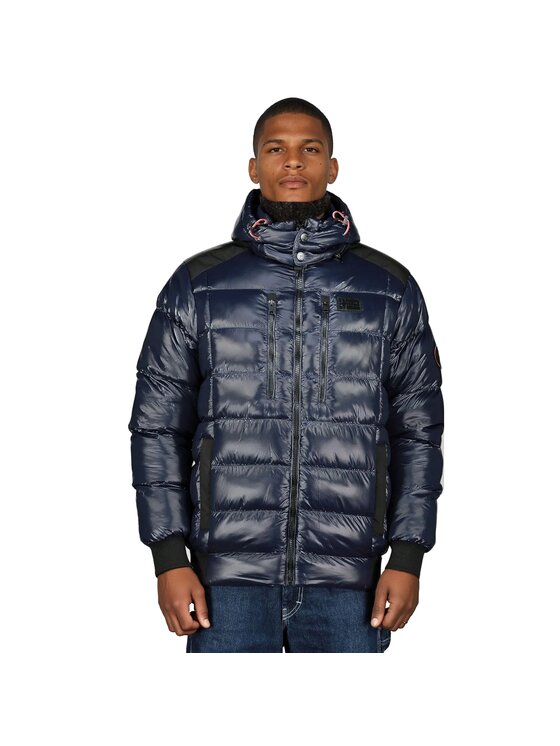 Geographical Norway Geographical Norway Kurtka puchowa WZ8156H/GN-MARINE Granatowy Regular Fit