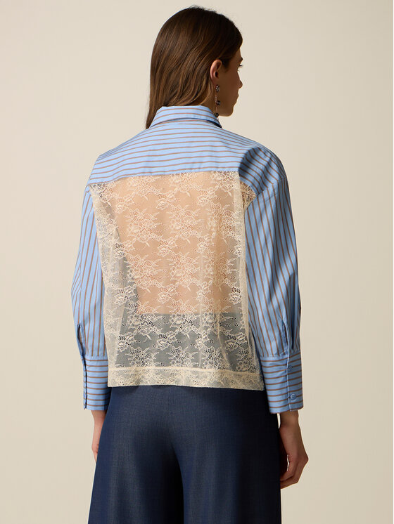 Oltre Oltre Camicia 5088J000926N0R4 Turchese Regular Fit