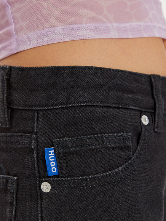 HUGO Hugo Jeansy Noe_B 50520595 Černá Boyfriend Fit