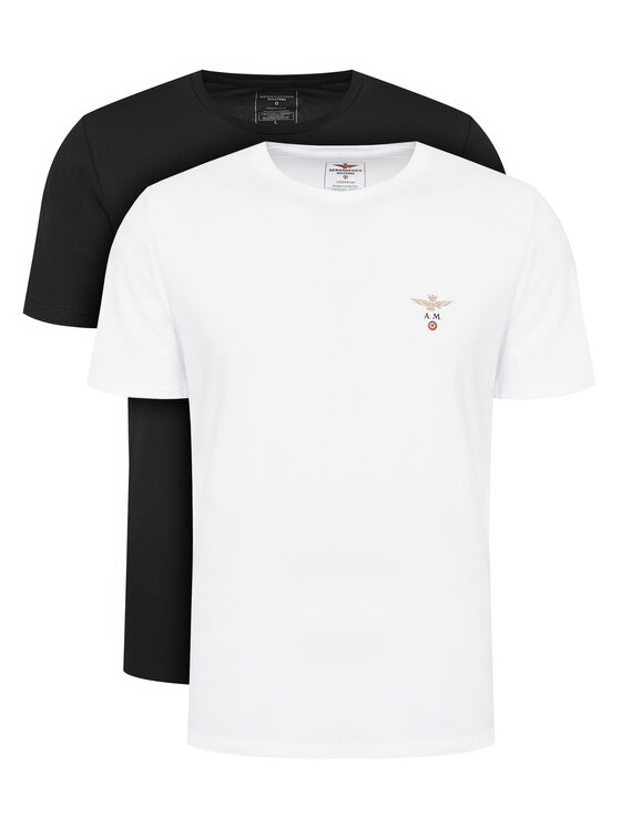 Aeronautica Militare Aeronautica Militare Súprava tričiek AM1UTI001B Farebná Regular Fit