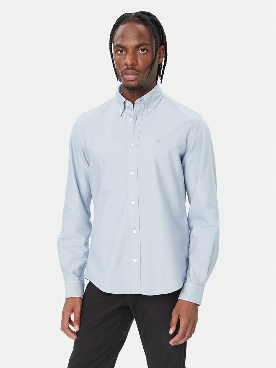 BOSS Hemd 50567015 Dunkelblau Regular Fit