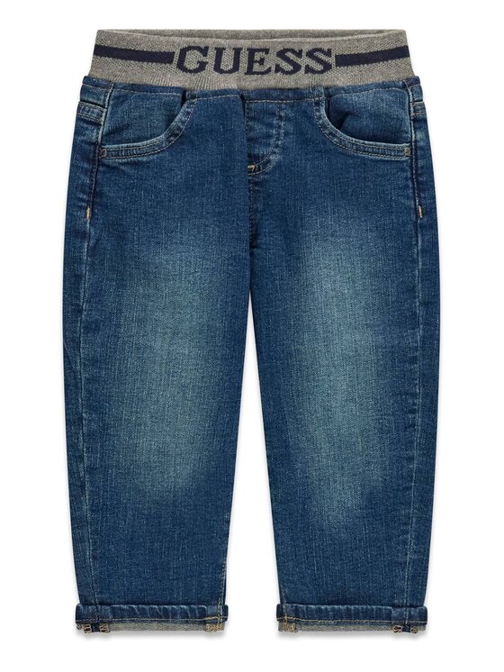 Guess Kids Guess Kids Pantaloni di tessuto 180699 Blu Regular Fit