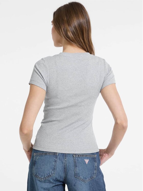 Guess Jeans Guess Jeans T-Shirt 177661 Szary Classic Fit